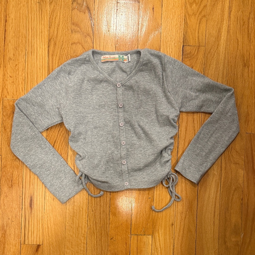 Vintage Havana Kids Gray Long Sleeve Size M